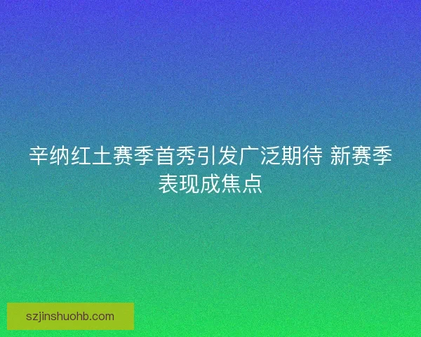 辛纳红土赛季首秀引发广泛期待 新赛季表现成焦点